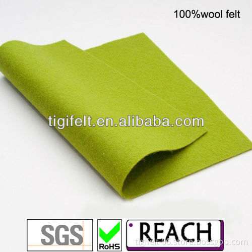 Wool felt of Green for craft